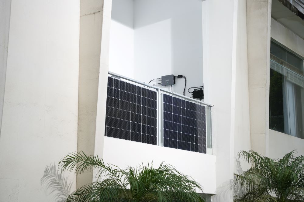 Balkonkraftwerk in Mietwohnung