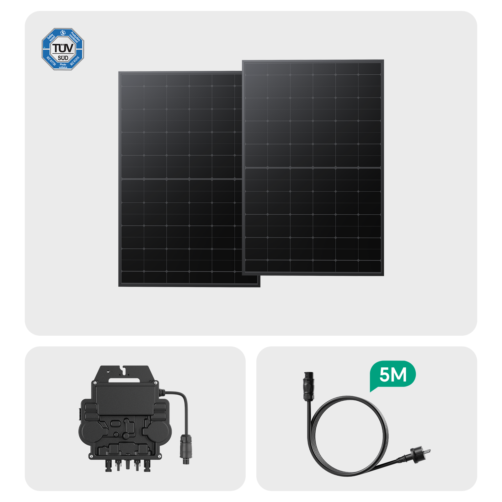 Zendure Balkonkraftwerk mit Mikrowechselrichter EZ1-M