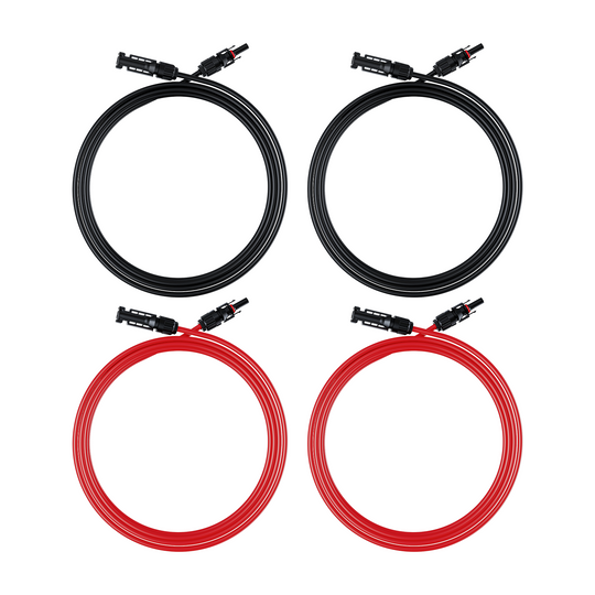 4* Solarpanel Verlängerungskabel 3m (4mm²)