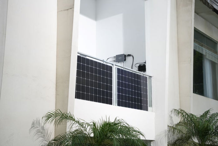 Balkonkraftwerk in Mietwohnung