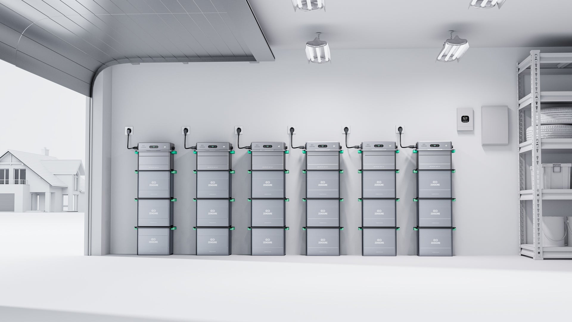 Insgesamt wurden sechs SolarFlow 1600 AC+ Geräte installiert