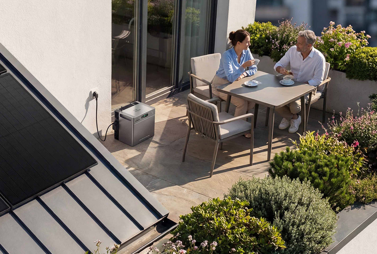 Zendure Solarflow Plug-and-Play-Balkon-Energiespeicher