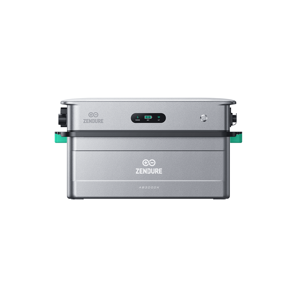 Produktbild von Zendure SolarFlow 2400 Pro – Balkonkraftwerk Mit 2400W AC-Speicher, 4800W PV-Eingang, Erweiterbar Auf 16,8 KWh, Inkl. 4x 450W Bifazialen Modulen & Smart Meter