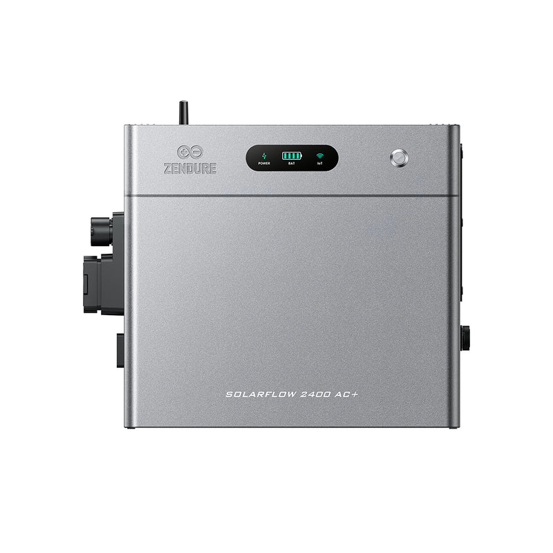 Zendure SolarFlow 2400 AC+ AC-Nachrüstspeicher Vorderansicht