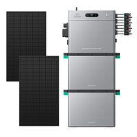 SolarFlow 2400 Pro mit zwei zus?tzlichen Batterien und zwei 450-W-Modulen