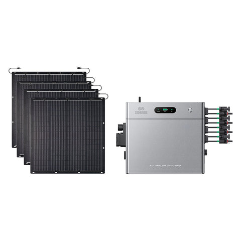 SolarFlow 2400 Pro mit vier 230-W-Modulen