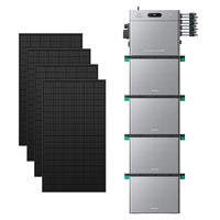 SolarFlow 2400 Pro mit vier zus?tzlichen Batterien und vier 450-W-Modulen