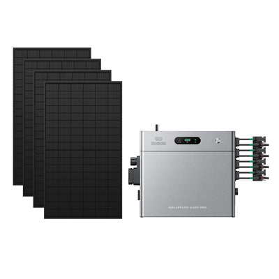 SolarFlow 2400 Pro mit vier 450-W-Modulen