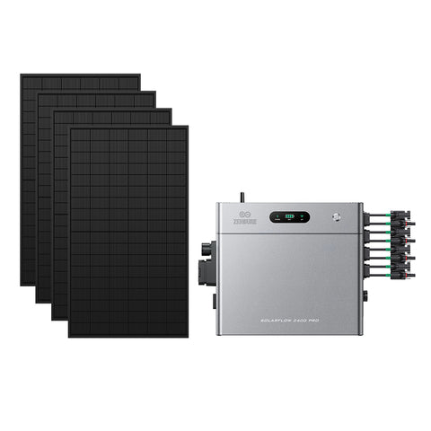 SolarFlow 2400 Pro mit vier 450-W-Modulen