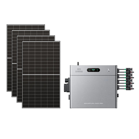 SolarFlow 2400 Pro mit vier 500-W-Modulen